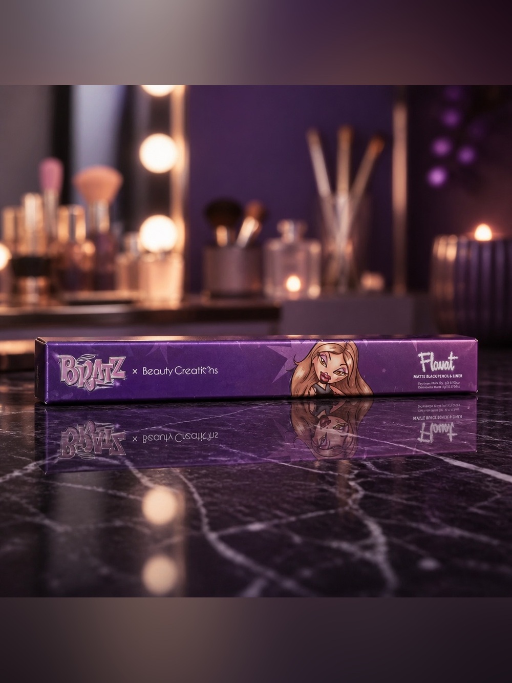 Bratz x Beauty Creations Flaunt Matte Black Pencil Liner New